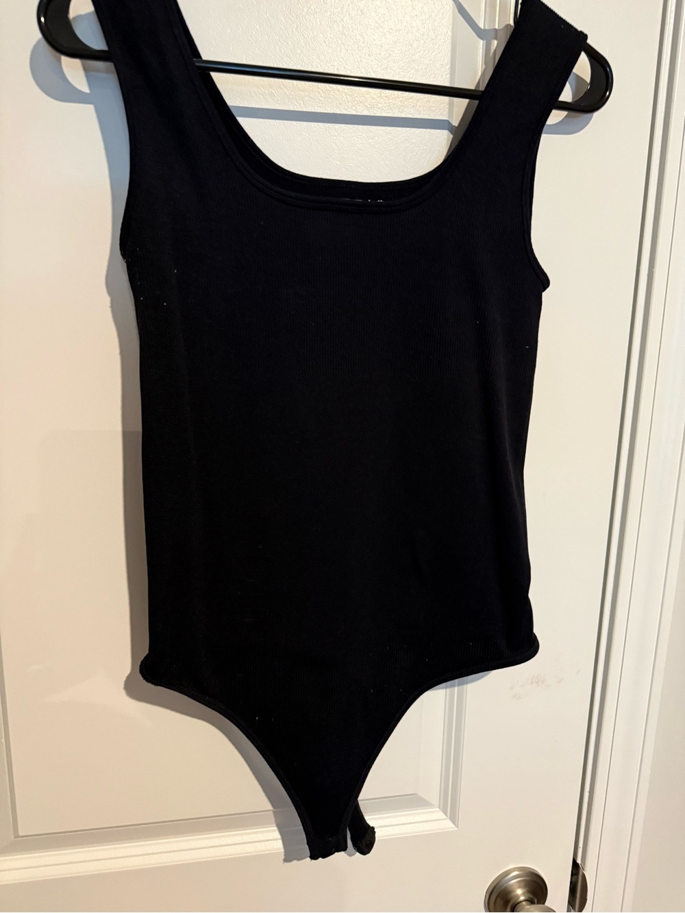 Black Tank One-Piece Bodysuit for Kids